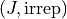 (J,\mathrm{irrep})